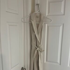 A new day pinstripe jumpsuit size small